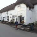 The boys outside the King's Arms, Easter in South Zeal and Moretonhampstead, Devon - 9th April