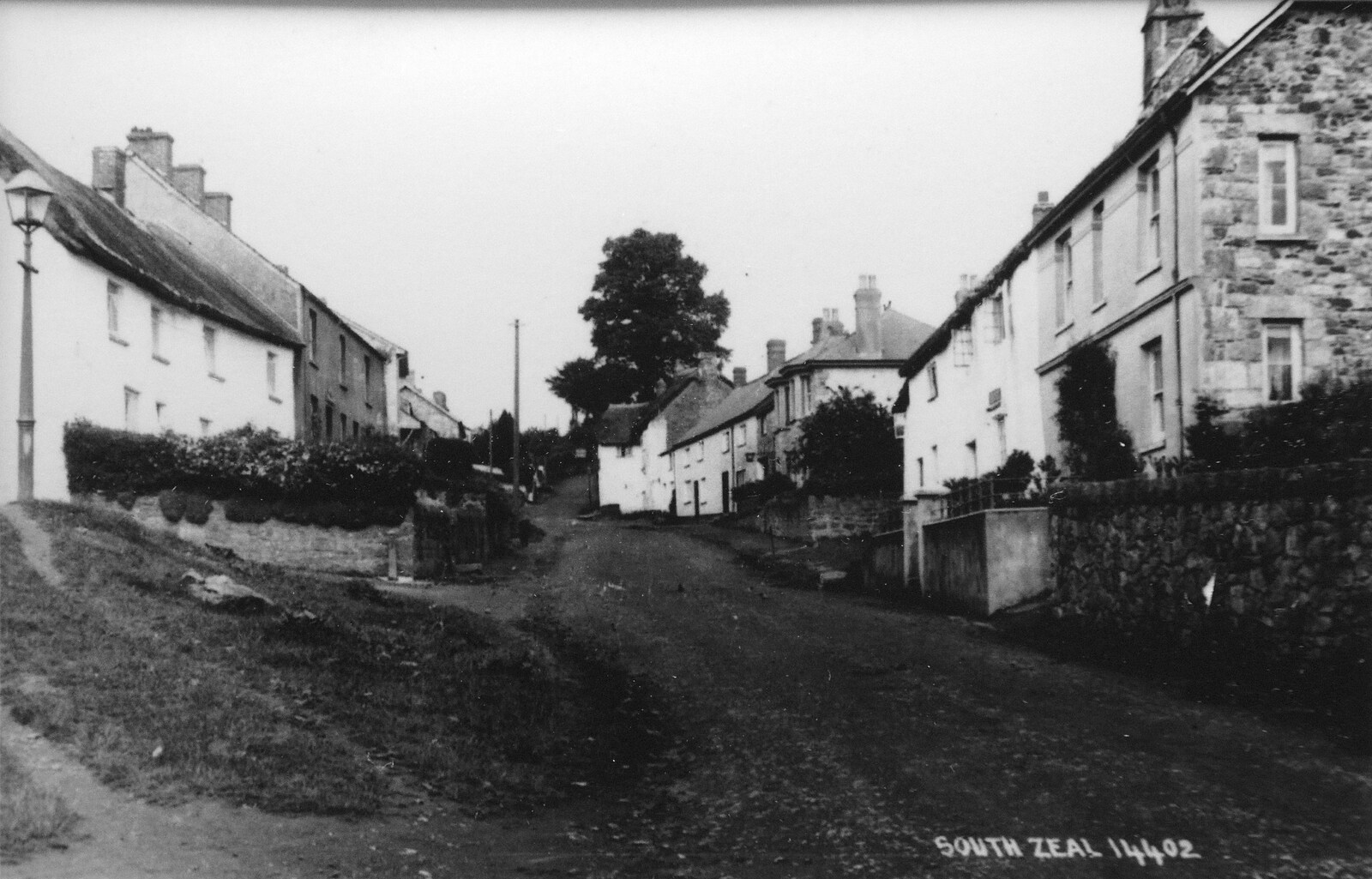 Our cottage, on the right, in the 1800s from Easter in South Zeal and Moretonhampstead, Devon - 9th April