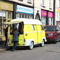 The Van du Pain bakery van, Easter in South Zeal and Moretonhampstead, Devon - 9th April