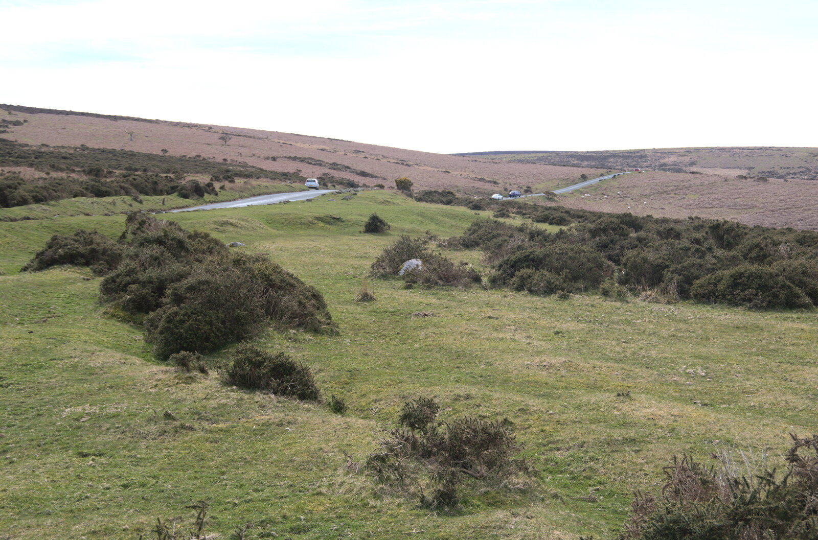 We briefly get onto the edge of Dartmoor from Easter in South Zeal and Moretonhampstead, Devon - 9th April