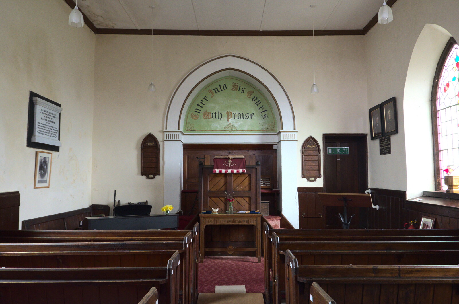 Providence Methodist Chapel from Easter in South Zeal and Moretonhampstead, Devon - 9th April