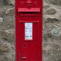 A Queen Victoria post box in Providence, Easter in South Zeal and Moretonhampstead, Devon - 9th April