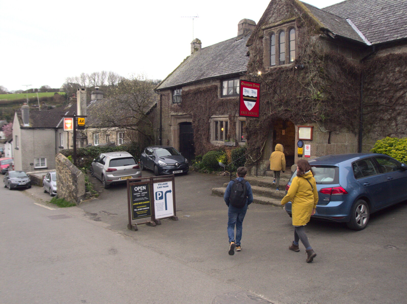 We head into the 12th-century Oxenham Arms from Chilli Farms, Okehampton and the Oxenham Arms, South Zeal, Devon - 10th April 2023