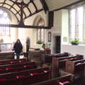 Sis roams around the nave of St. Mary's, Chilli Farms, Okehampton and the Oxenham Arms, South Zeal, Devon - 10th April 2023