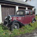 A classic car rots in the street, intestate, Chilli Farms, Okehampton and the Oxenham Arms, South Zeal, Devon - 10th April 2023