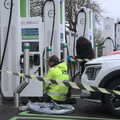One of the Gridserve chargers gets fixed, Chilli Farms, Okehampton and the Oxenham Arms, South Zeal, Devon - 10th April 2023