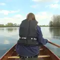 A view of Sophie on the canoe, Palgrave Players and Weybread Canoes, Harleston - 16th April 2023