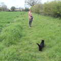 The cat hesitates as we get too far out of range, Bike Rides and a Visit to the Farm Shop, Eye, Suffolk -  25th April 2023