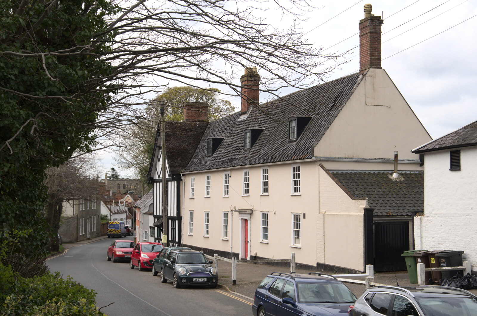 Grand house on Mount Street from The Lost Pubs of Diss, Norfolk - 26th April 2023