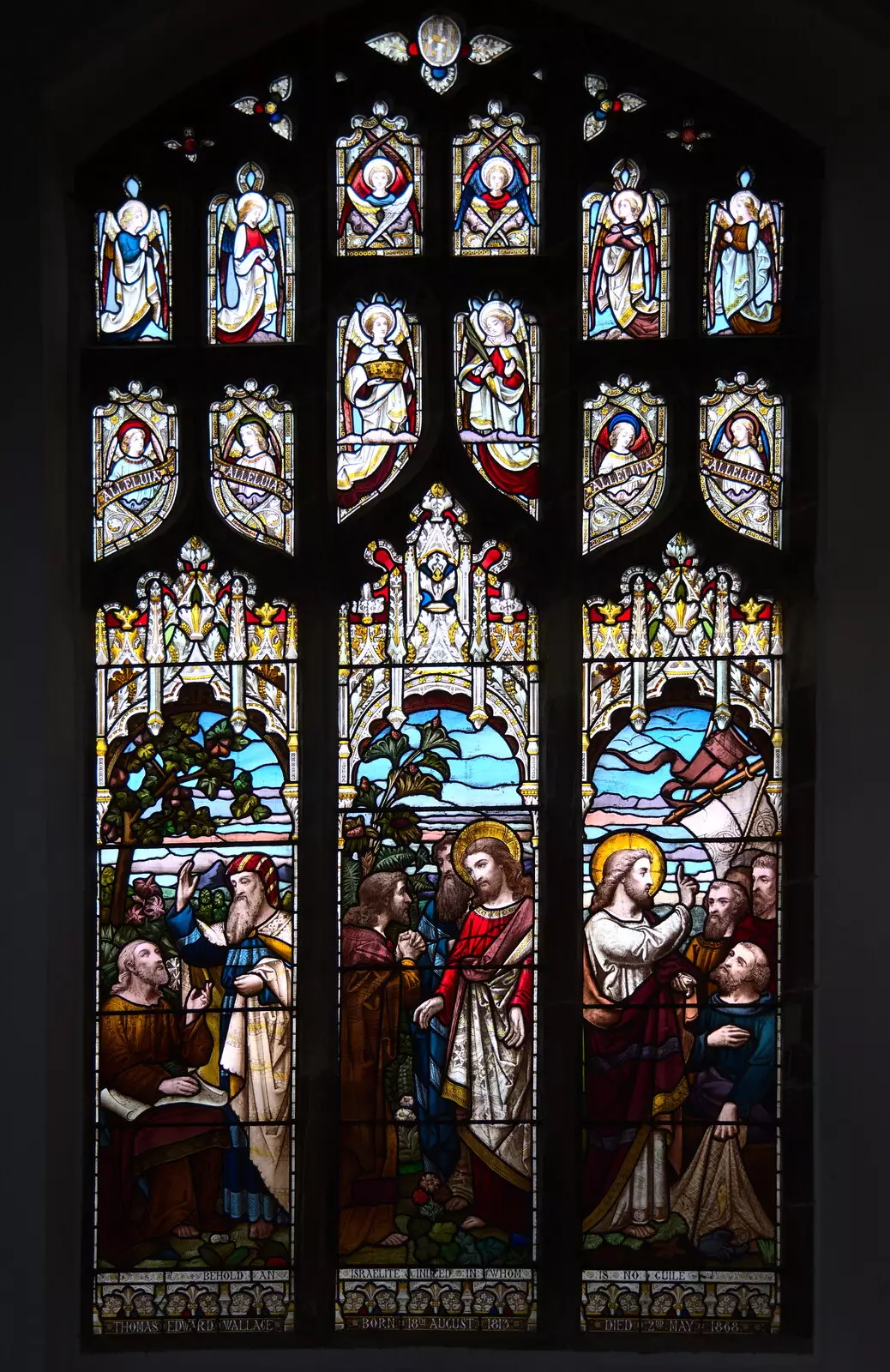 1840s stained glass in St. Mary the Virgin, Diss, from The Lost Pubs of Diss, Norfolk - 26th April 2023