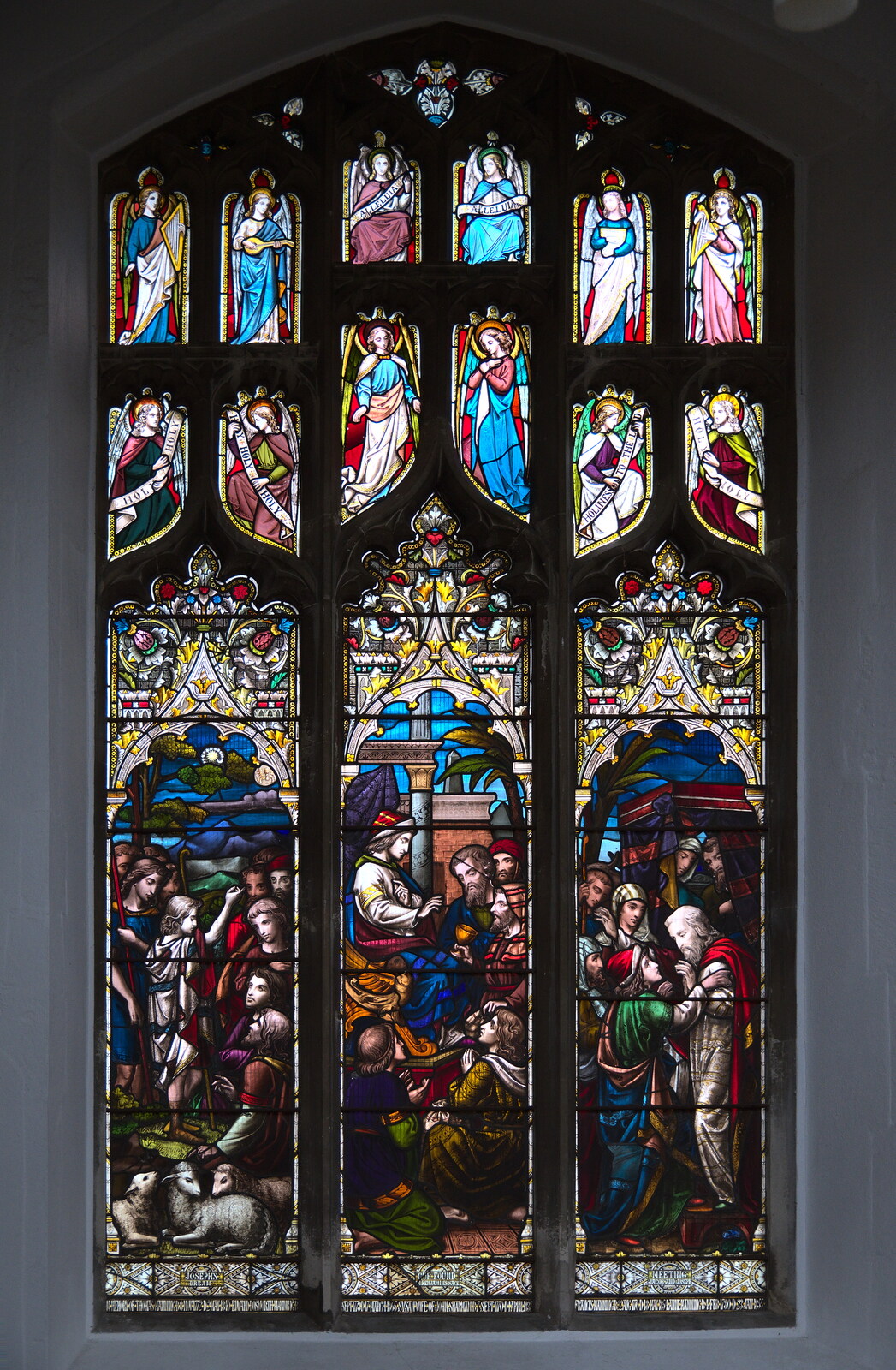 Another nice stained-glass window in St. Mary's from The Lost Pubs of Diss, Norfolk - 26th April 2023