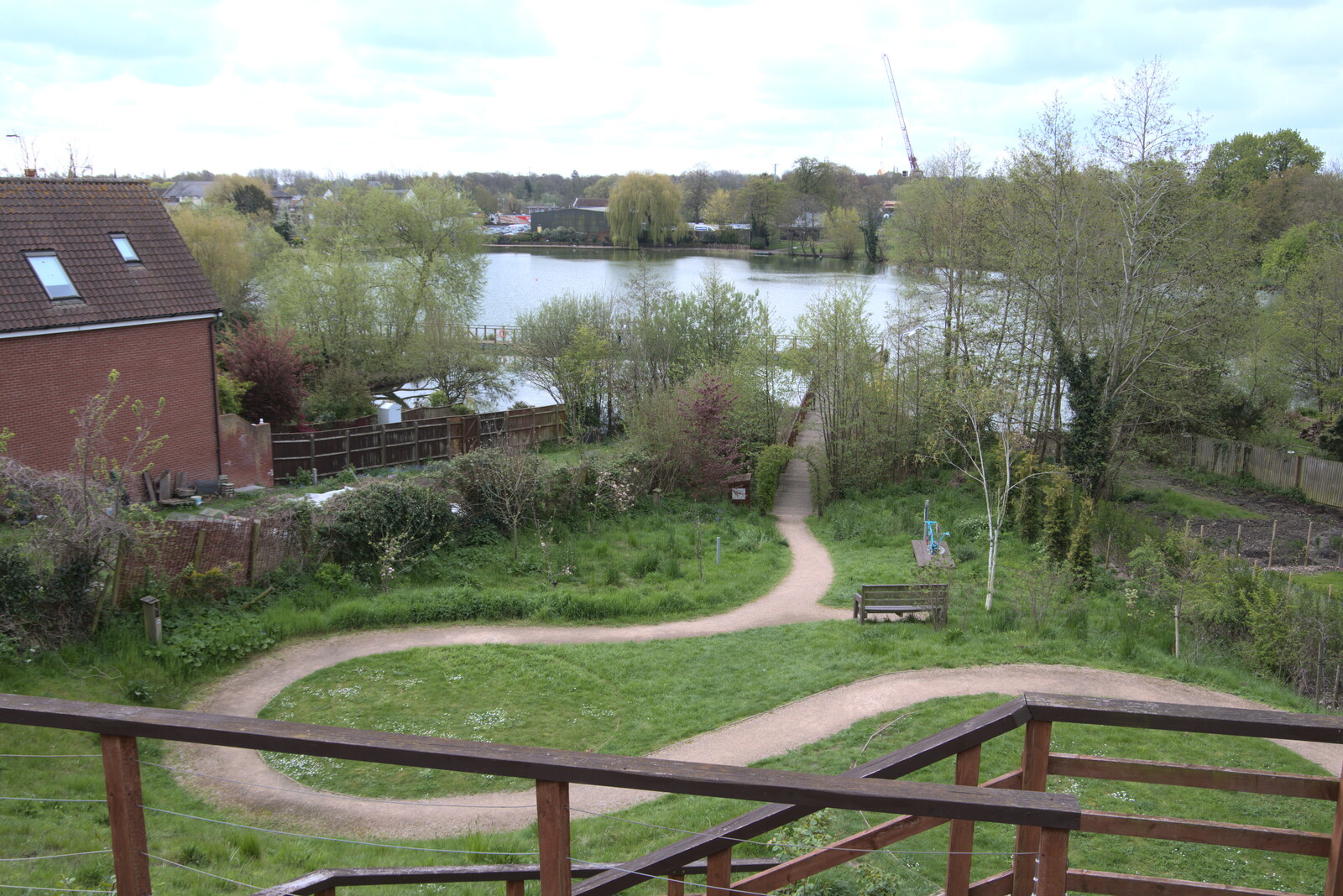 The new-ish park and boardwalk from The Lost Pubs of Diss, Norfolk - 26th April 2023