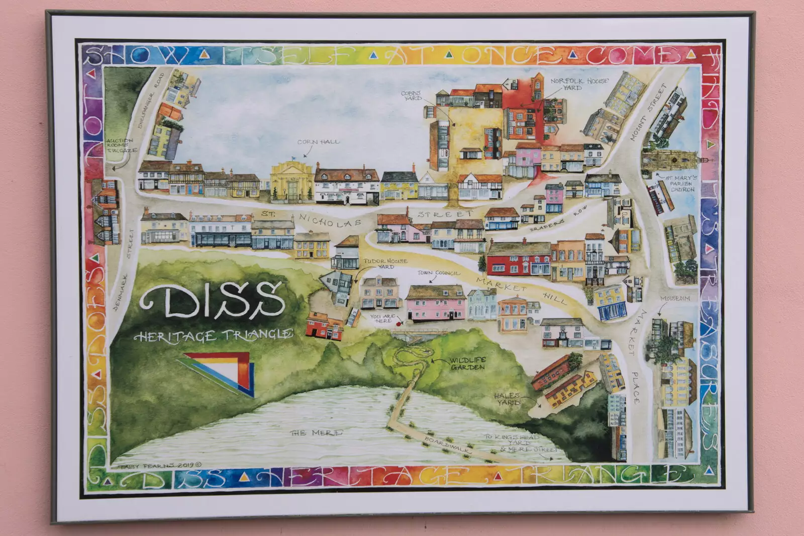 A nice illustration of Diss, from The Lost Pubs of Diss, Norfolk - 26th April 2023