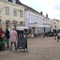 Diss Market Place and the fruit stall, The Lost Pubs of Diss, Norfolk - 26th April 2023