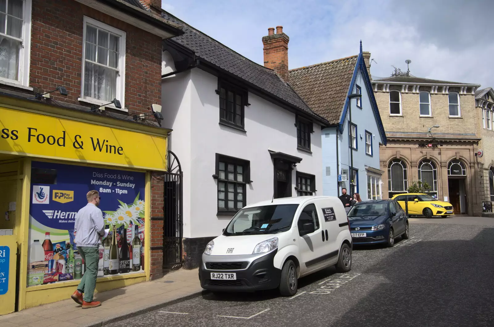 The old White Horse is now an anonymous house, from The Lost Pubs of Diss, Norfolk - 26th April 2023