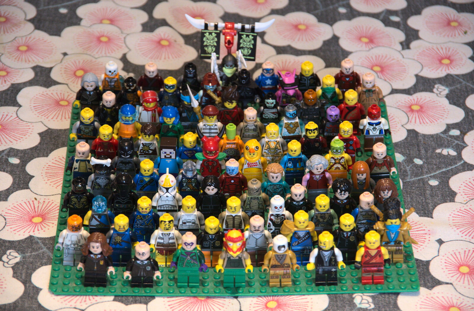 Part of Fred and Harry's Lego people collection from The Lost Pubs of Diss, Norfolk - 26th April 2023
