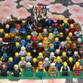 Part of Fred and Harry's Lego people collection, The Lost Pubs of Diss, Norfolk - 26th April 2023