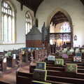 The nave and its 15th century rood screen, Pizza at the Village Hall, Brome, Suffolk - 30th April 2023