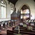 The nave and its 15th century rood screen, Pizza at the Village Hall, Brome, Suffolk - 30th April 2023