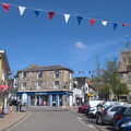 Bunting's out in the Market Place, Pizza at the Village Hall, Brome, Suffolk - 30th April 2023