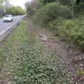 Possibly the most rubbish bike path, on the A143, The Heritage Steam Gala, Bressingham Steam Museum, Norfolk - 1st May 2023