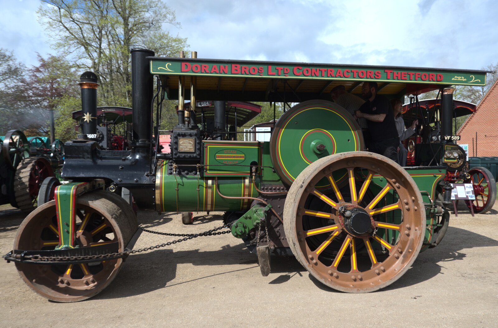 A Doran Brothers traction engine from Thetford from The Heritage Steam Gala, Bressingham Steam Museum, Norfolk - 1st May 2023