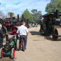 A steam roller named Buster clanks around, The Heritage Steam Gala, Bressingham Steam Museum, Norfolk - 1st May 2023