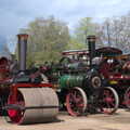 A collection of traction engines, The Heritage Steam Gala, Bressingham Steam Museum, Norfolk - 1st May 2023