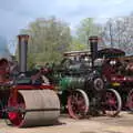 A collection of traction engines, The Heritage Steam Gala, Bressingham Steam Museum, Norfolk - 1st May 2023