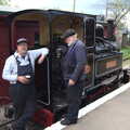 The engine drivers stop for a tea, The Heritage Steam Gala, Bressingham Steam Museum, Norfolk - 1st May 2023