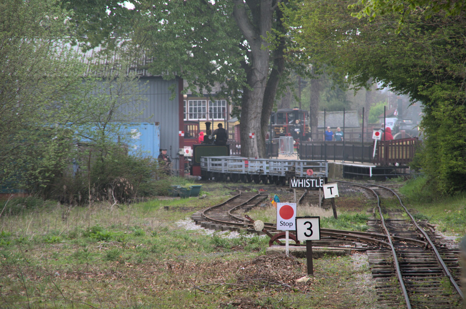 Near the end of the line from The Heritage Steam Gala, Bressingham Steam Museum, Norfolk - 1st May 2023