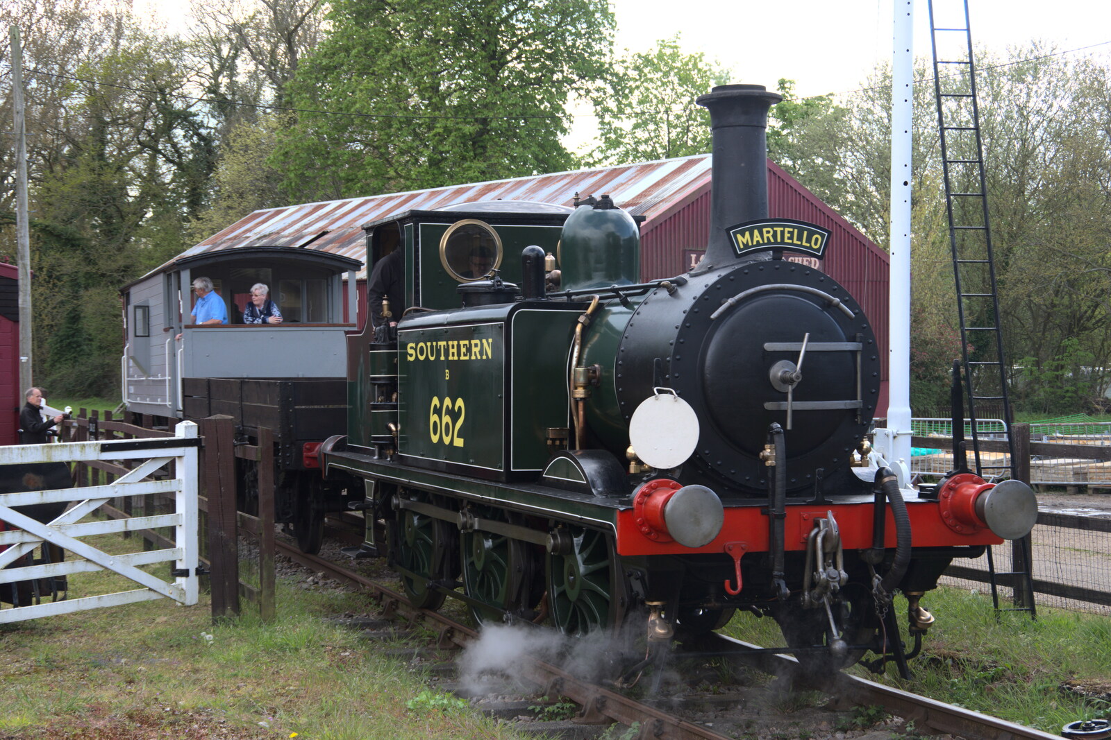 Another view of 662 Southern Martello from The Heritage Steam Gala, Bressingham Steam Museum, Norfolk - 1st May 2023