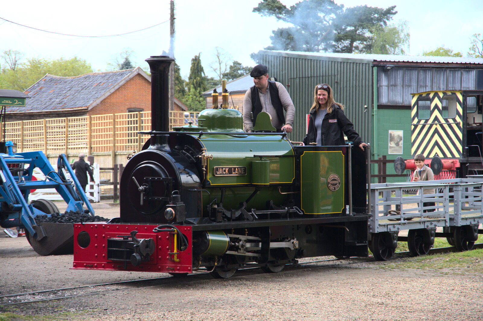 The shiny Jack Lane, built in 2006 from The Heritage Steam Gala, Bressingham Steam Museum, Norfolk - 1st May 2023