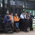 The engine drivers hang around on Mavis, The Heritage Steam Gala, Bressingham Steam Museum, Norfolk - 1st May 2023