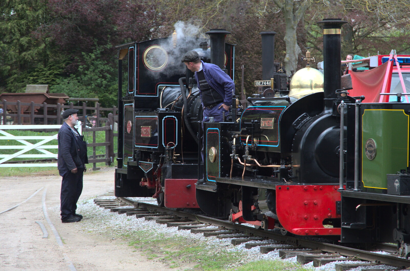 Gwynedd gets ready to return to the sheds from The Heritage Steam Gala, Bressingham Steam Museum, Norfolk - 1st May 2023