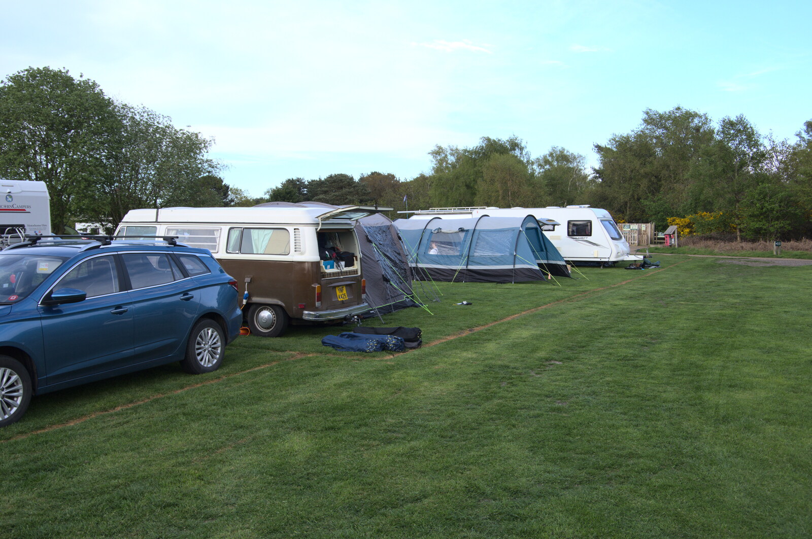 The others have all pitched up from A Coronation Camping Picnic, Kelling Heath, Norfolk - 6th May 2023