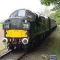 Class 37 D6732 smokes its way up from Weybourne, A Coronation Camping Picnic, Kelling Heath, Norfolk - 6th May 2023