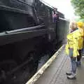 Our train stops, A Coronation Camping Picnic, Kelling Heath, Norfolk - 6th May 2023