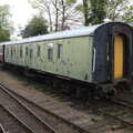 A derelict coach outside Sheringham, A Coronation Camping Picnic, Kelling Heath, Norfolk - 6th May 2023