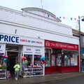 A bit of a 1900s facade on a shop, A Coronation Camping Picnic, Kelling Heath, Norfolk - 6th May 2023