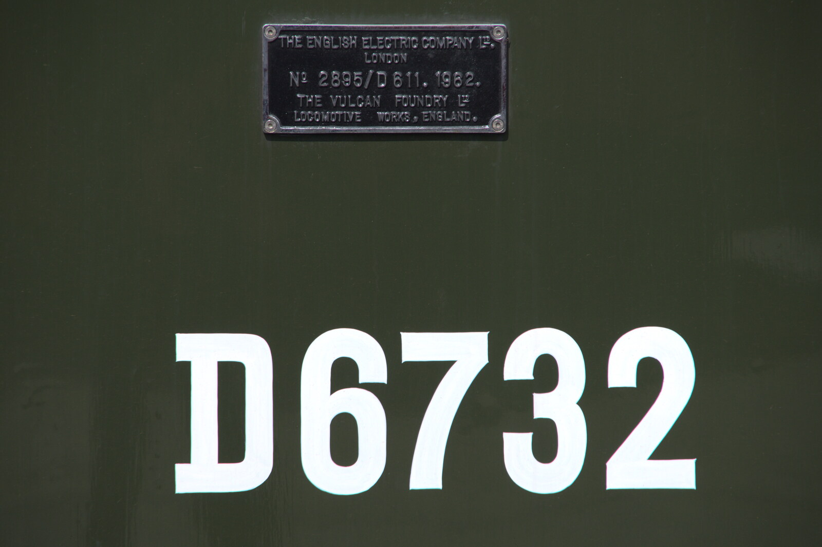 The English Electric Company manufacturer's plate from A Coronation Camping Picnic, Kelling Heath, Norfolk - 6th May 2023