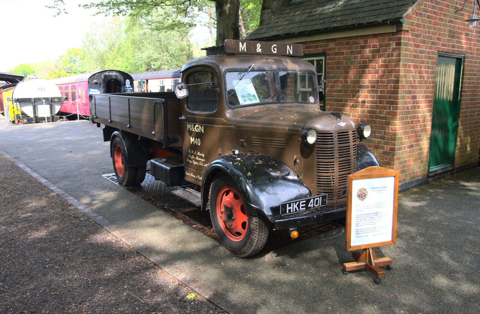 An M&GN lorry at Holt from A Coronation Camping Picnic, Kelling Heath, Norfolk - 6th May 2023