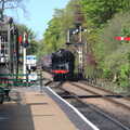 Another steam train service pulls in to Holt, A Coronation Camping Picnic, Kelling Heath, Norfolk - 6th May 2023