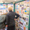 Allyson and Pete look at arty postcards, DesignerMakers' Fund-Raising Ceilidh, The Cornhall, Diss - 13th May 2023