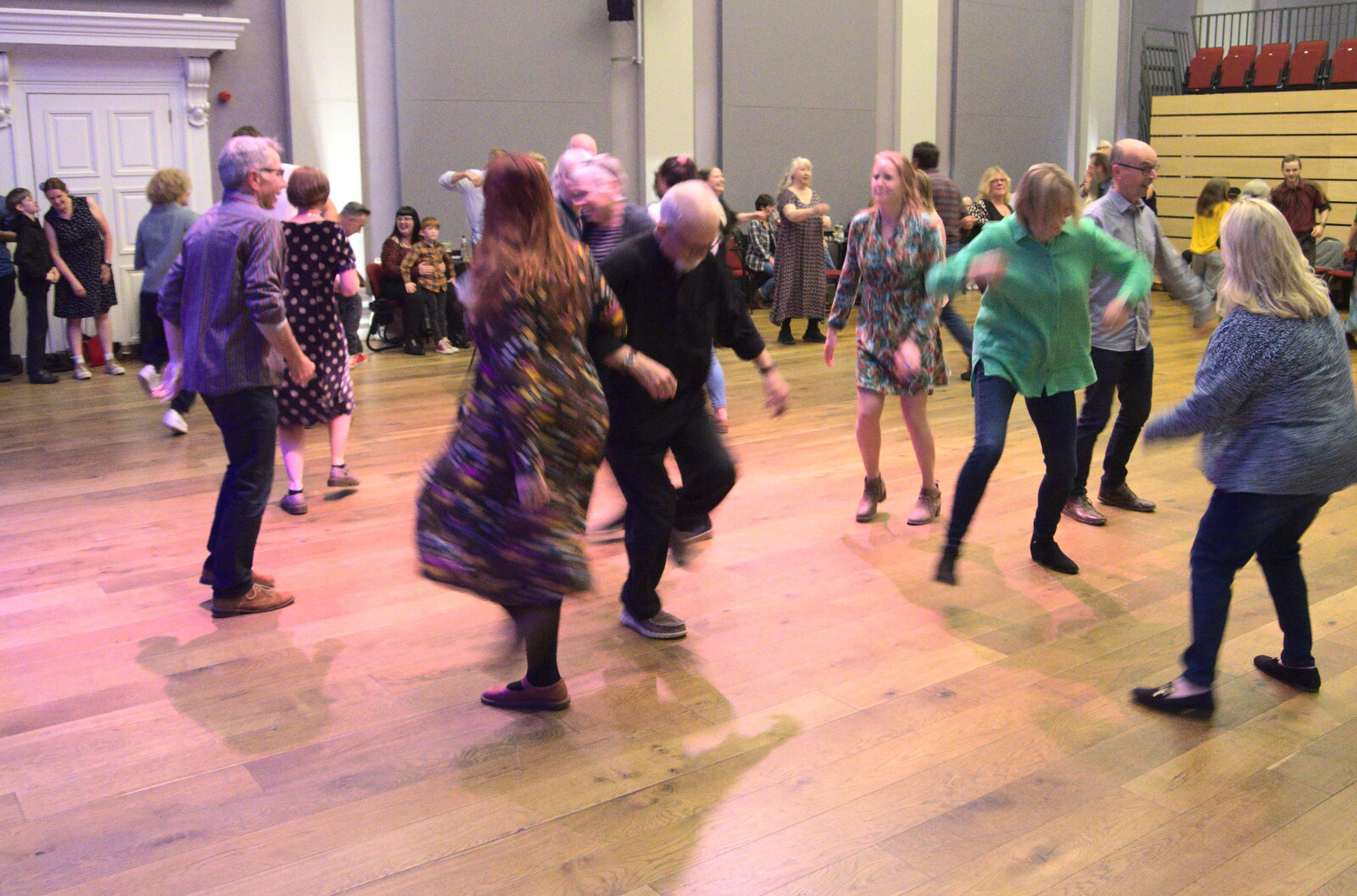 Dancing occurs from DesignerMakers' Fund-Raising Ceilidh, The Cornhall, Diss - 13th May 2023