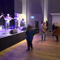 A hoodied teen shuffles around slowly, DesignerMakers' Fund-Raising Ceilidh, The Cornhall, Diss - 13th May 2023