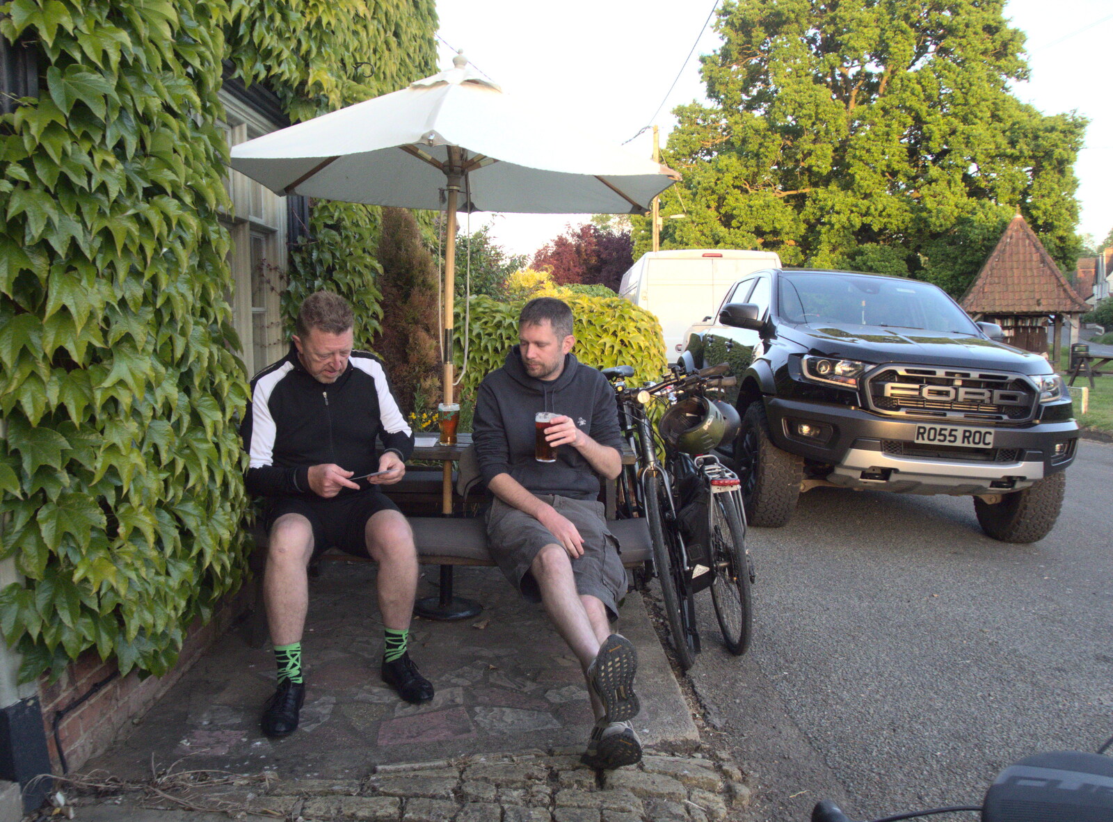 Gaz and The Boy Phil from The BSCC at Rushall, South Lopham and Redgrave - 25th May 2023