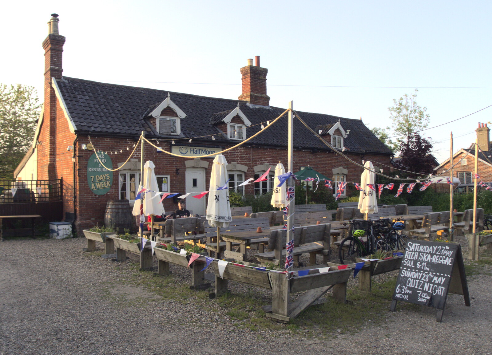 The Community-run Half Moon pub from The BSCC at Rushall, South Lopham and Redgrave - 25th May 2023