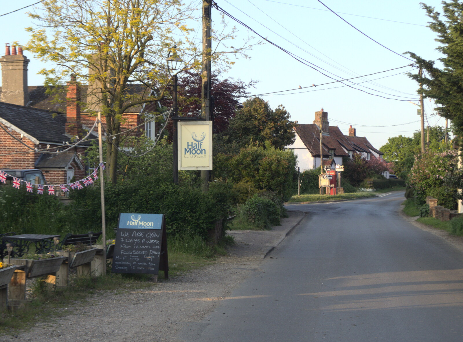 The main street through Rushall from The BSCC at Rushall, South Lopham and Redgrave - 25th May 2023