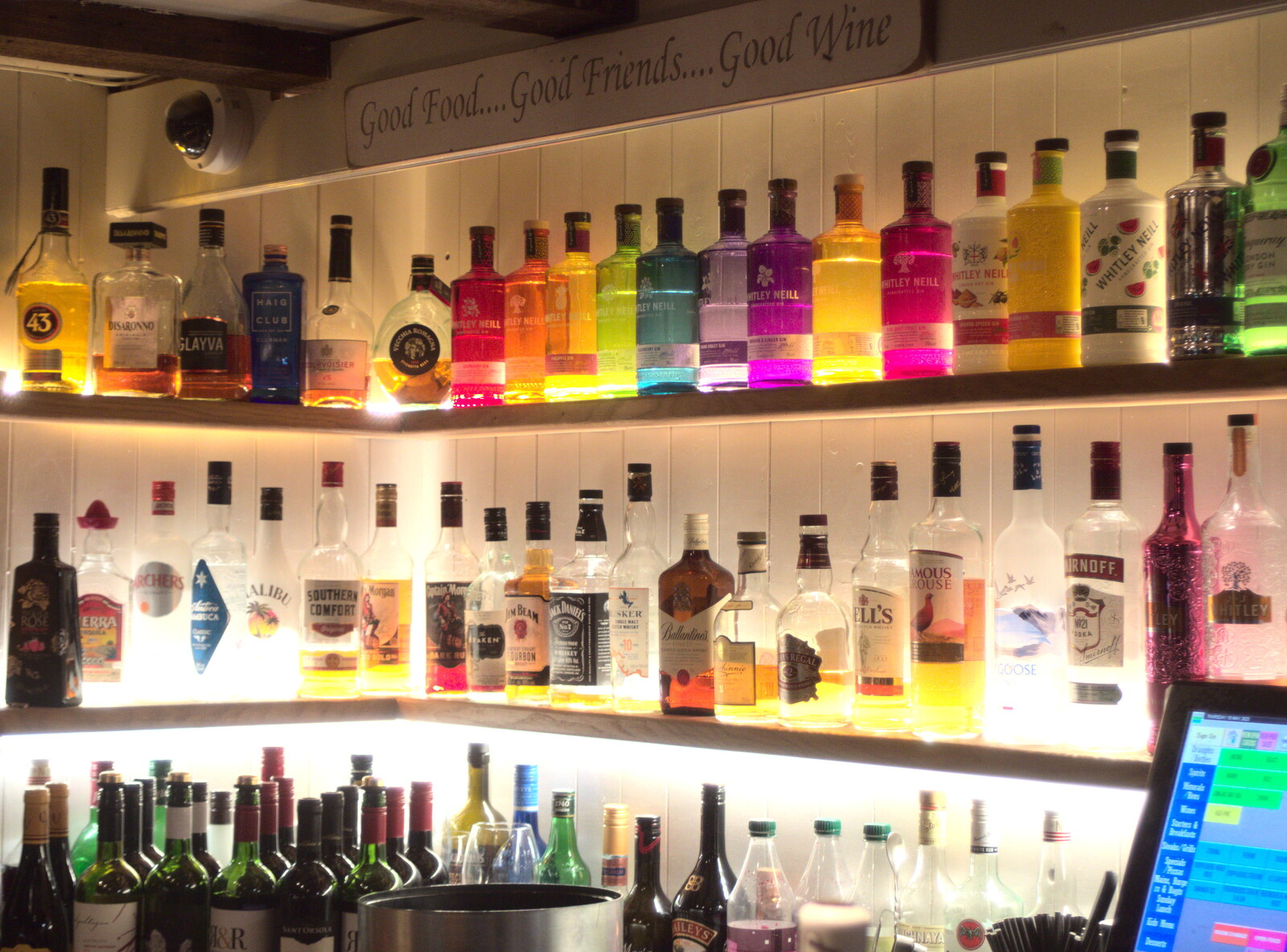 The Half Moon has a good range of rainbow gins on from The BSCC at Rushall, South Lopham and Redgrave - 25th May 2023